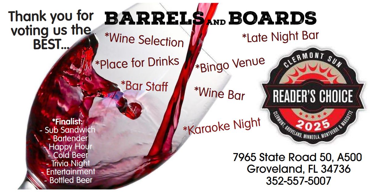 Barrels and Boards (coming soon)