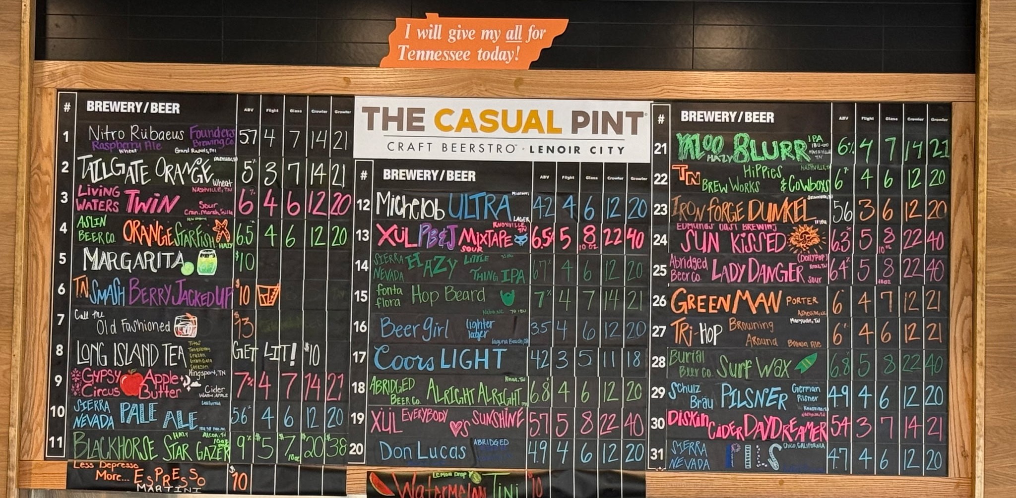 The Casual Pint Lenoir City